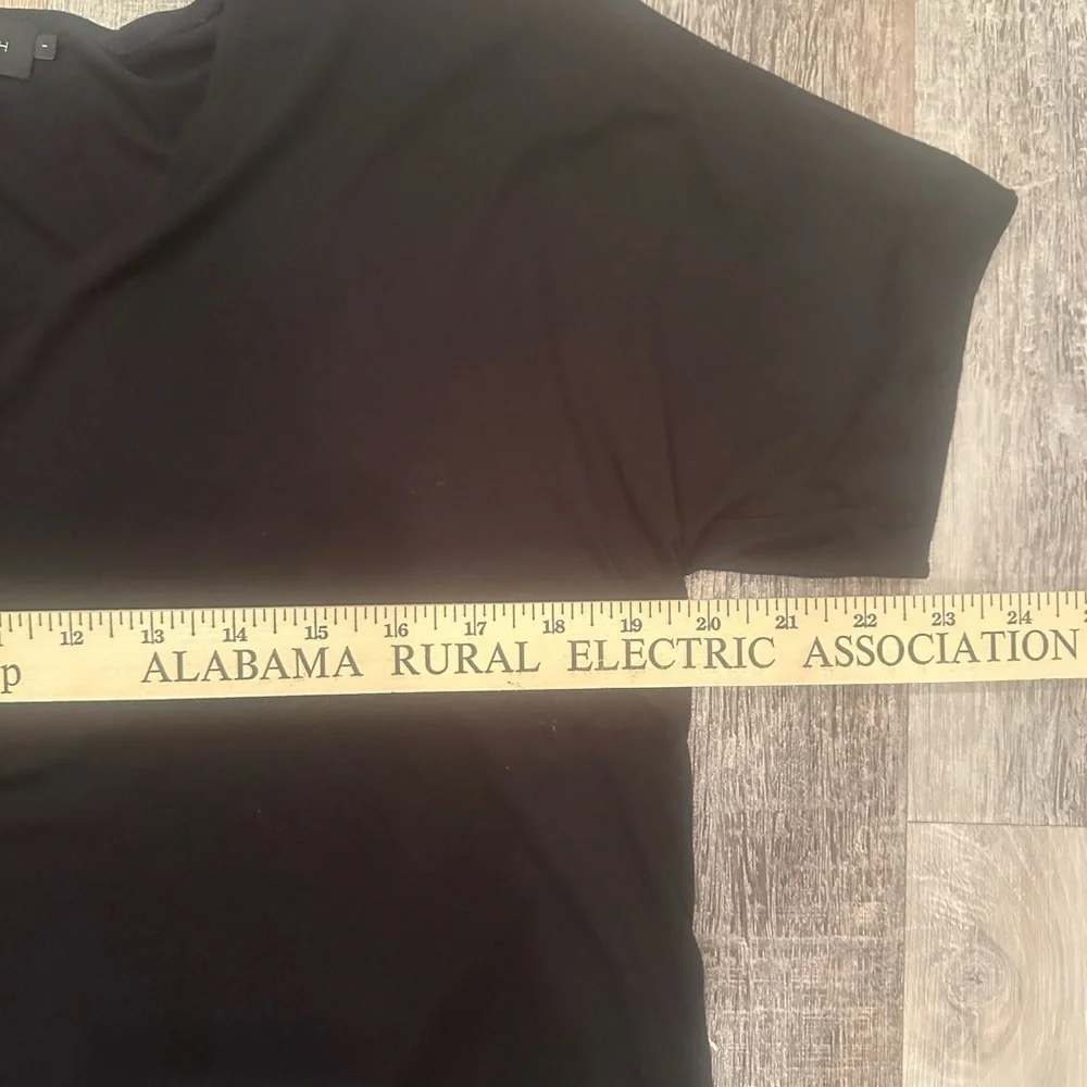 Hatch Black Oversized Relaxed Tee Maternity Minimalist Stretch Comfy Sz 1-Small - Picture 4 of 6